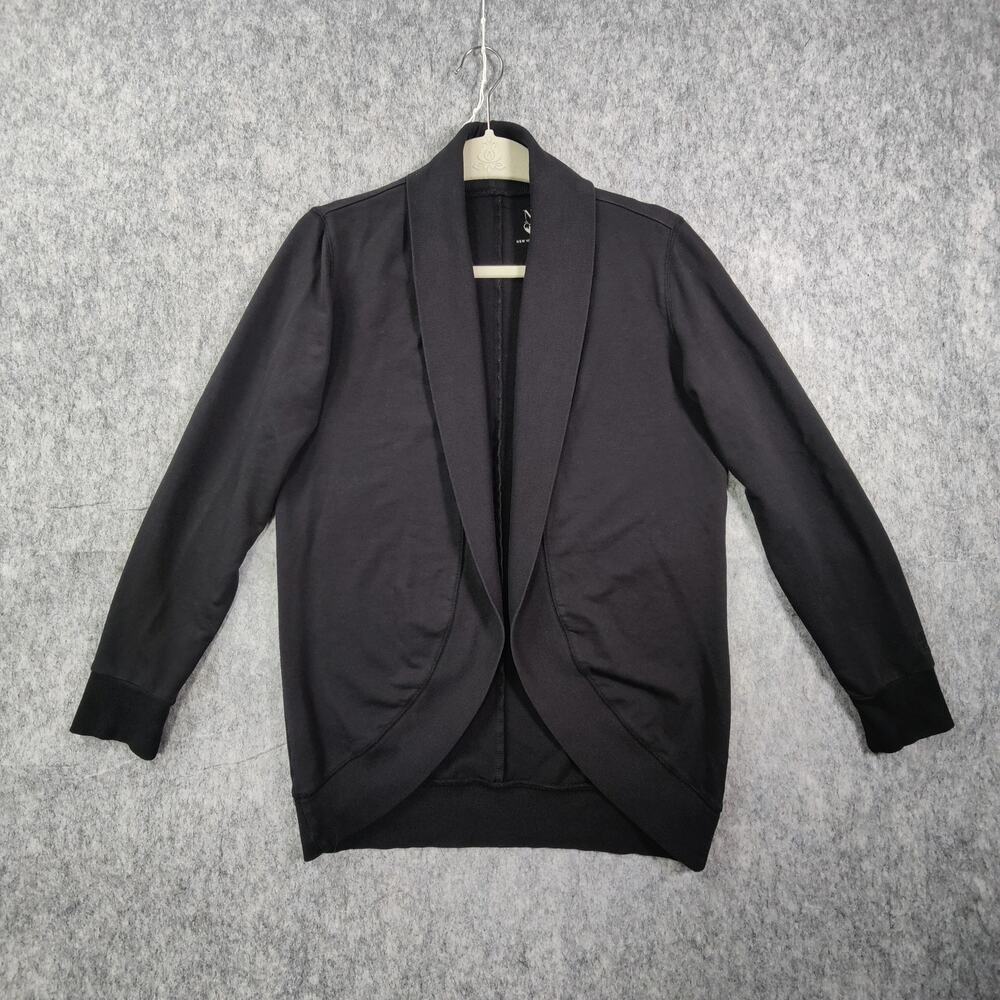 Minimalist Capsule Casual Office New York & Company Open Front Relaxed Cardigan